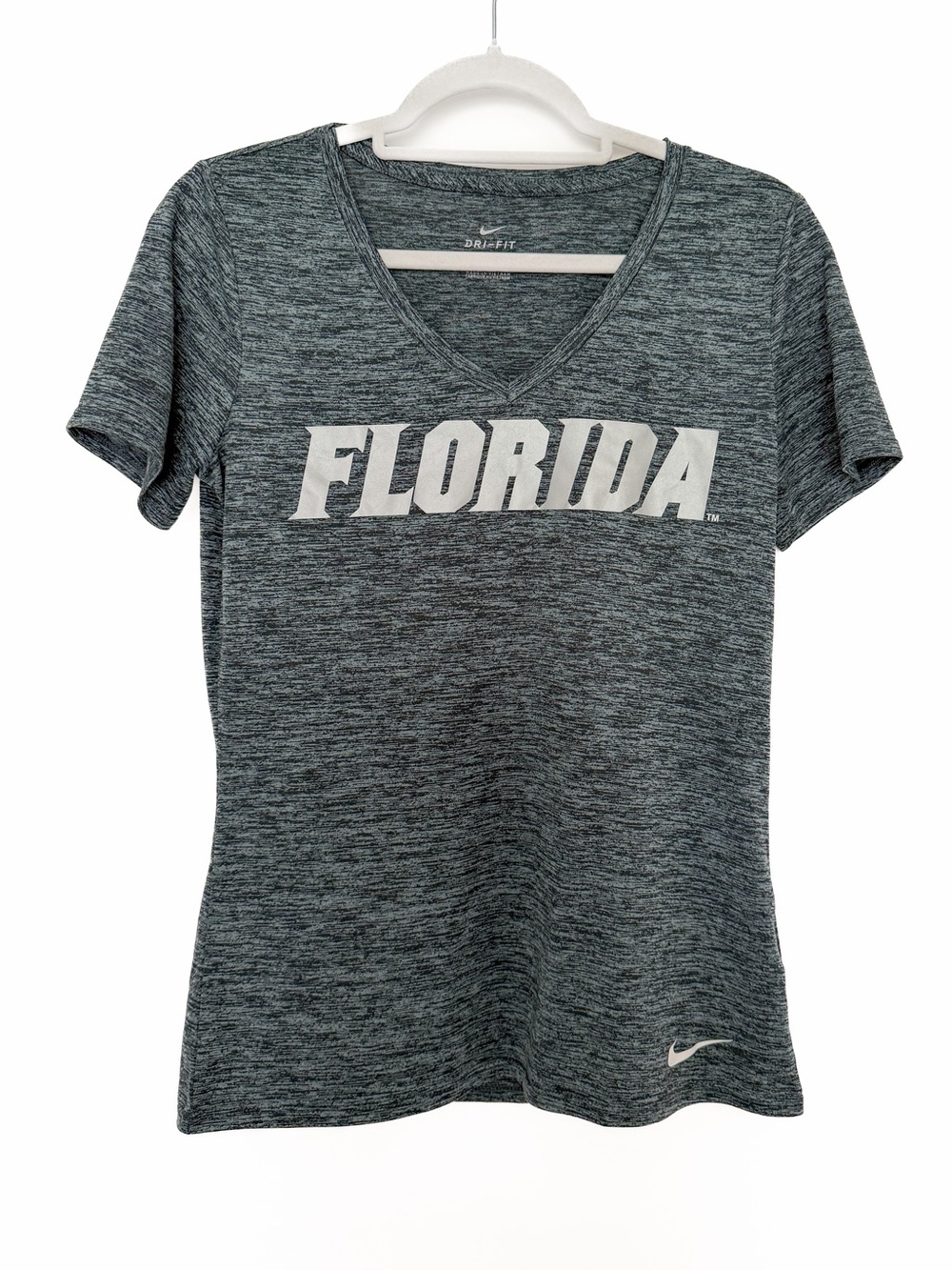 Nike Women's Heather Gray 'Florida' V-Neck Tee